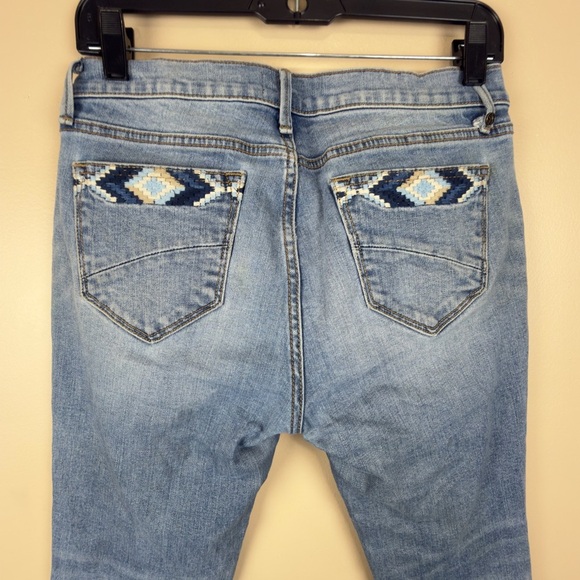 DRIFTWOOD Colette Women’s Straight-Leg Cropped Embroidered Jeans Size 27 - Picture 6 of 13